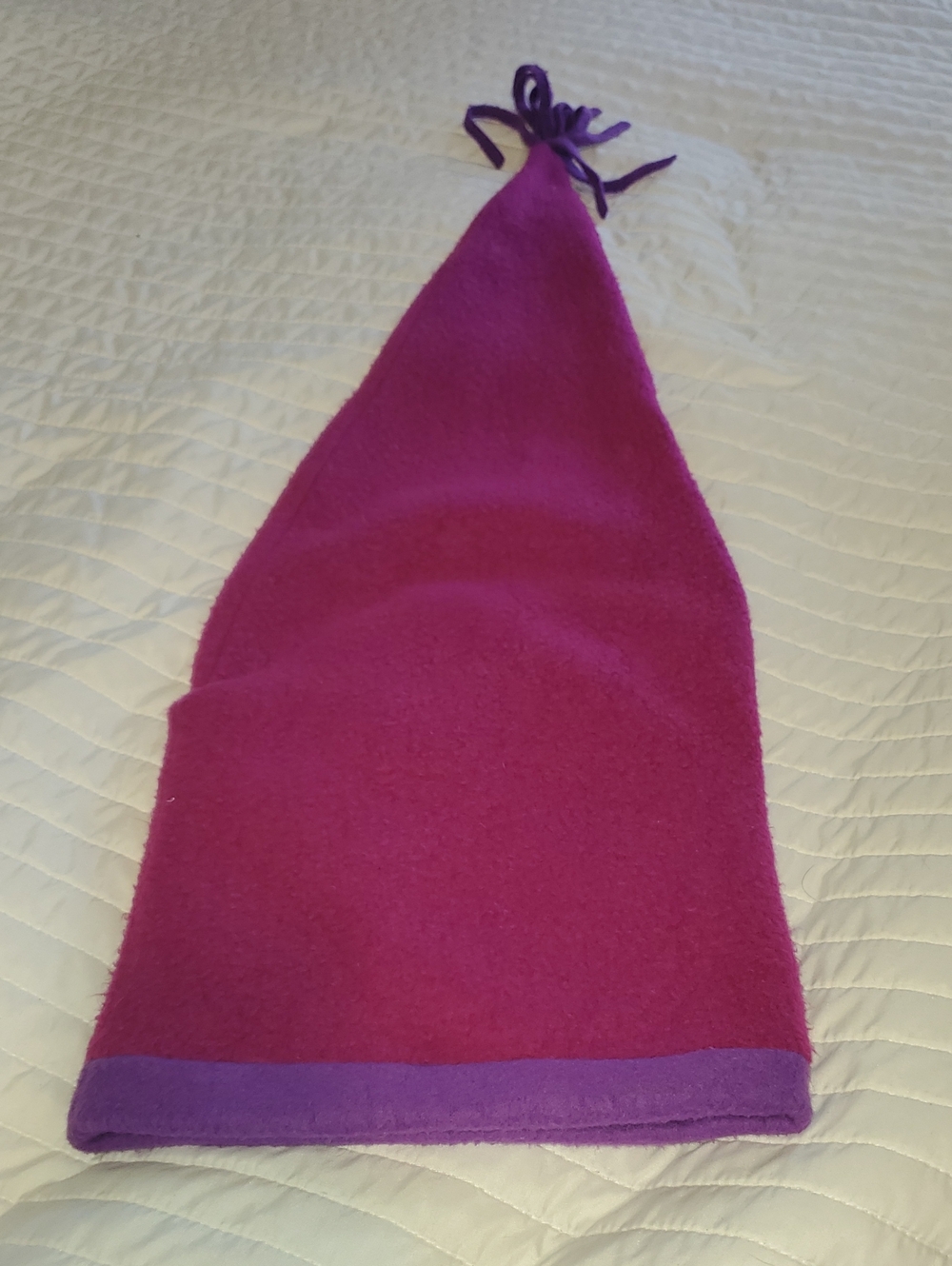 Vintage 90's Turtle Fur pixie gnome stocking hat